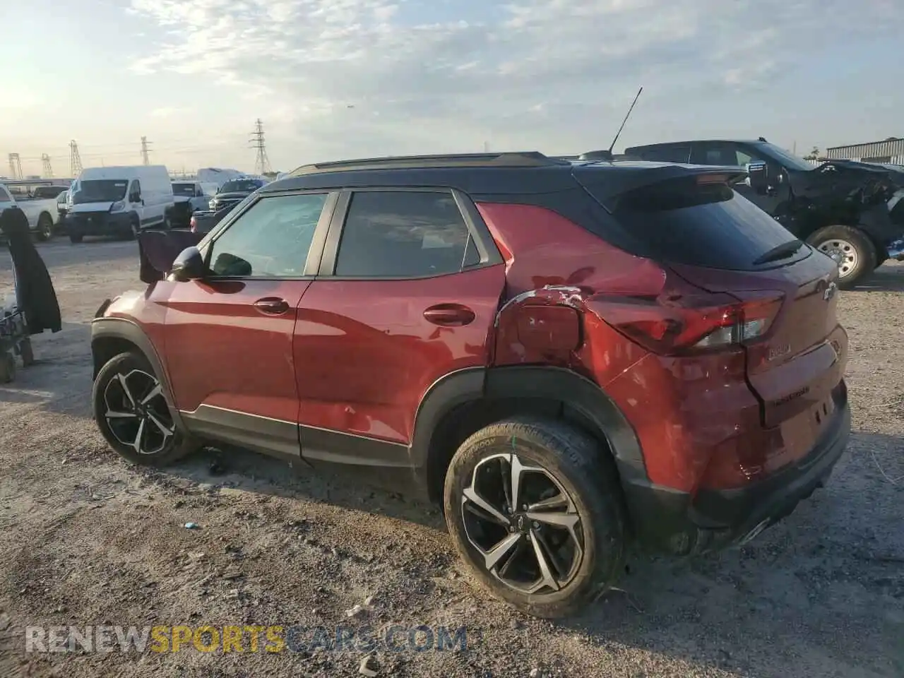 2 Photograph of a damaged car KL79MTSL2NB097523 CHEVROLET TRAILBLZR 2022