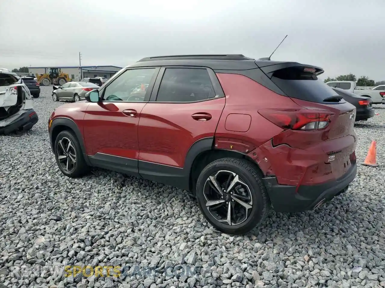 2 Photograph of a damaged car KL79MTSL3NB098065 CHEVROLET TRAILBLZR 2022