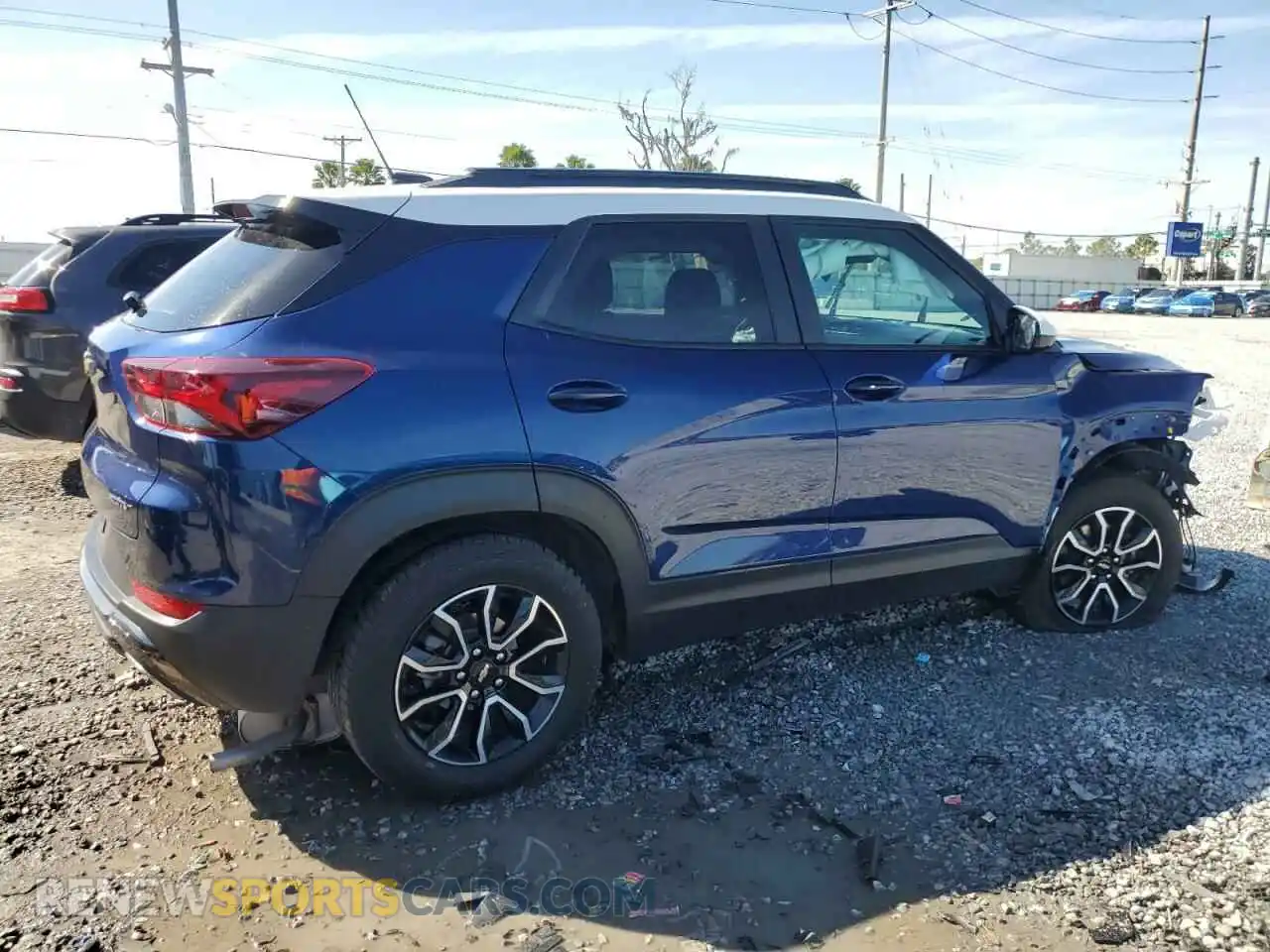 3 fotografías del automóvil dañado KL79MVSL5PB093822 CHEVROLET TRAILBLZR 2023