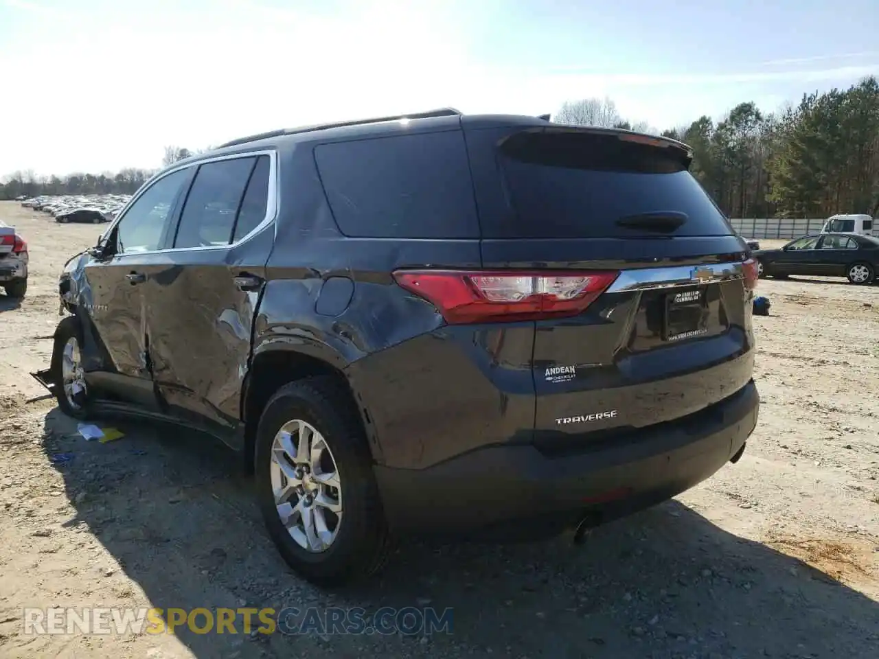3 Фотография поврежденного автомобиля 1GNERGKW0KJ290704 CHEVROLET TRAVERSE 2019