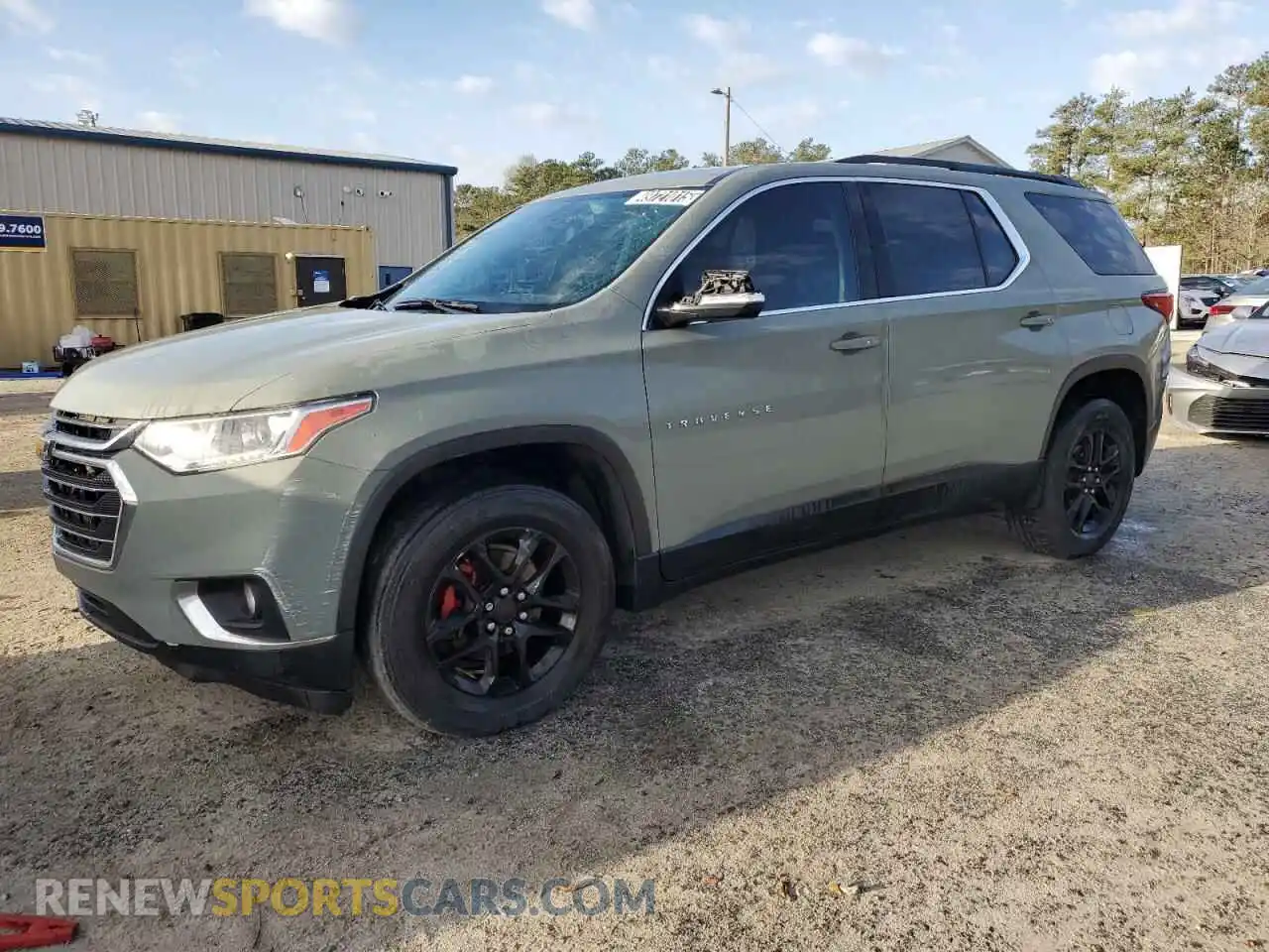 1 Photograph of a damaged car 1GNERGKW7KJ275083 CHEVROLET TRAVERSE 2019