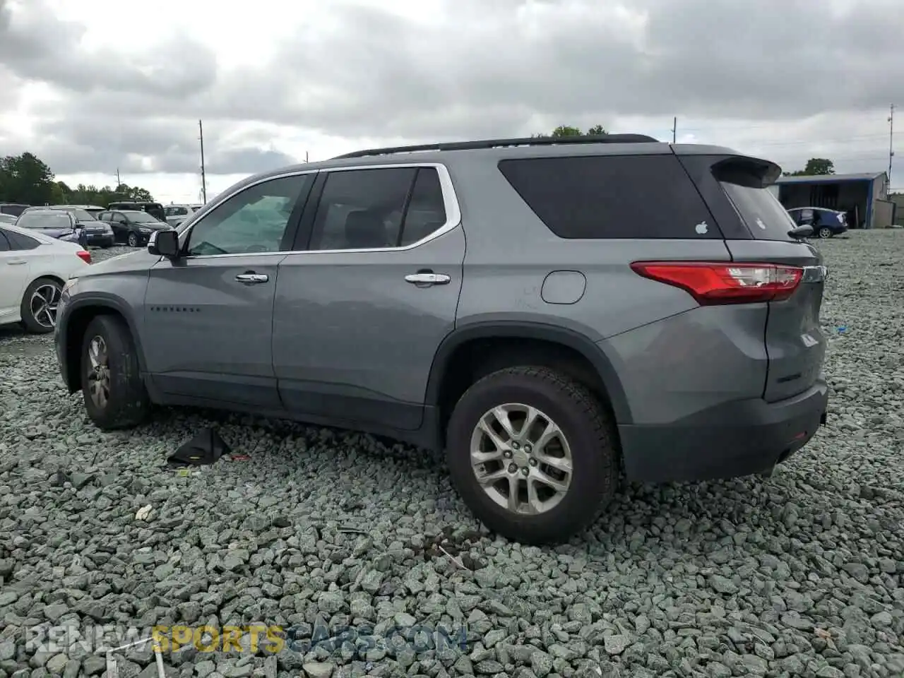 2 Фотография поврежденного автомобиля 1GNERGKW8KJ234722 CHEVROLET TRAVERSE 2019