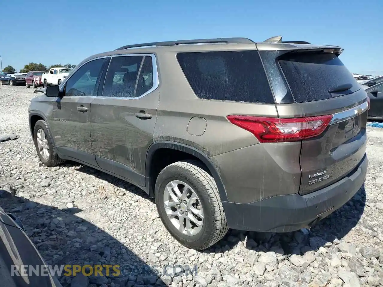 2 Photograph of a damaged car 1GNERGKW0LJ106475 CHEVROLET TRAVERSE 2020