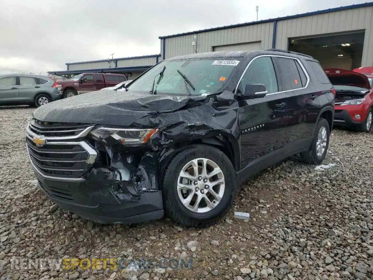 1 Photograph of a damaged car 1GNERGKW6LJ264139 CHEVROLET TRAVERSE 2020