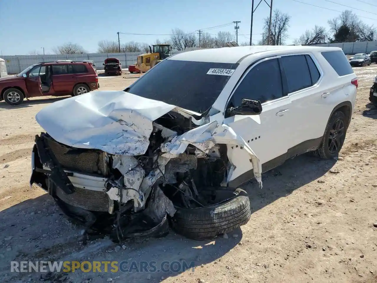 1 Фотография поврежденного автомобиля 1GNEVFKW1LJ273885 CHEVROLET TRAVERSE 2020