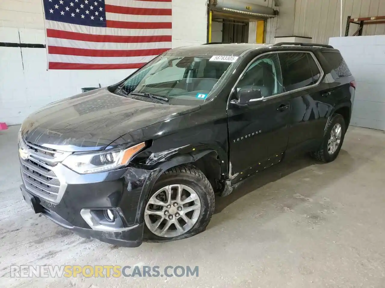 1 Photograph of a damaged car 1GNEVGKW2LJ316975 CHEVROLET TRAVERSE 2020