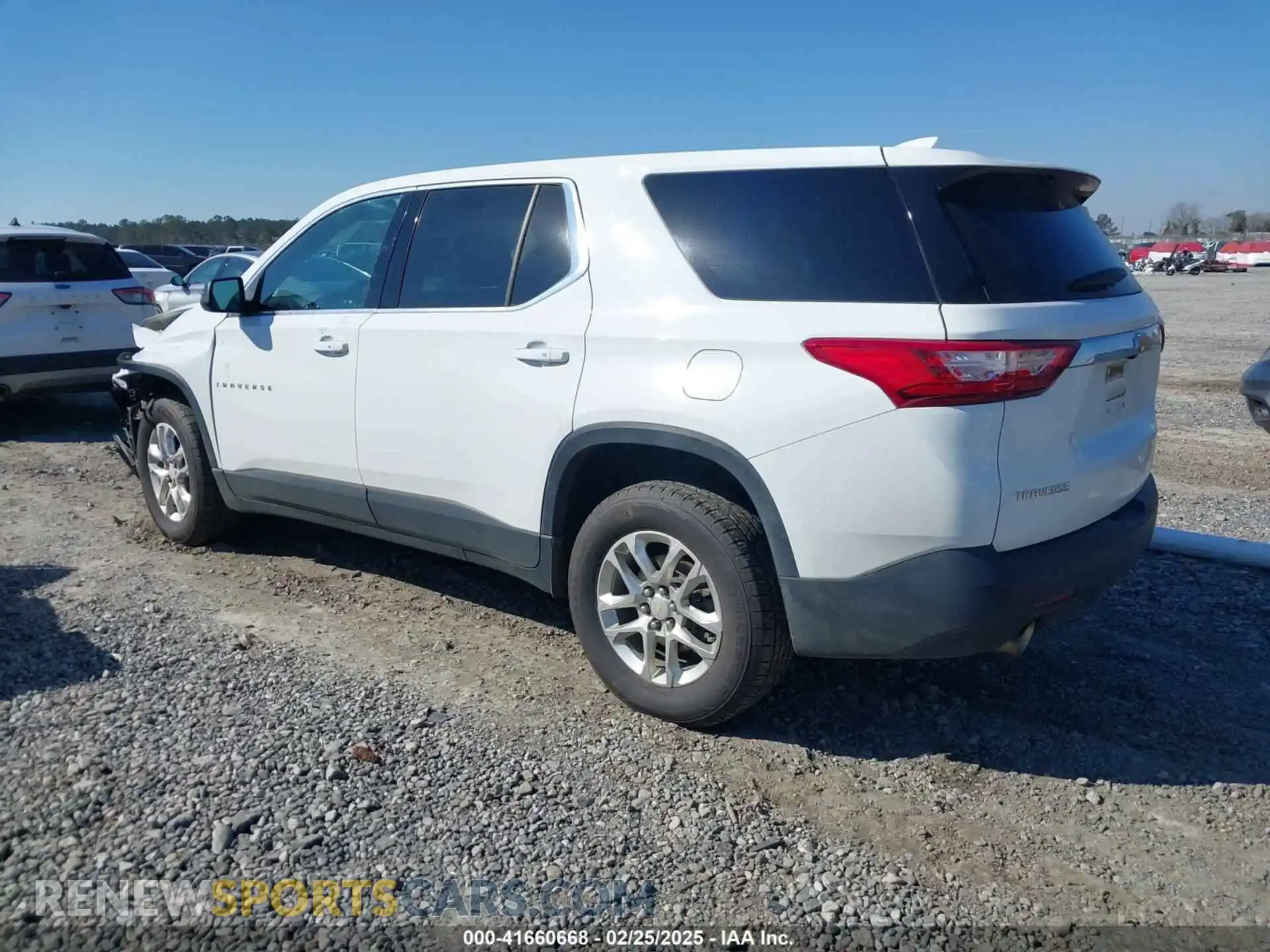 3 Photograph of a damaged car 1GNERFKW0MJ230970 CHEVROLET TRAVERSE 2021