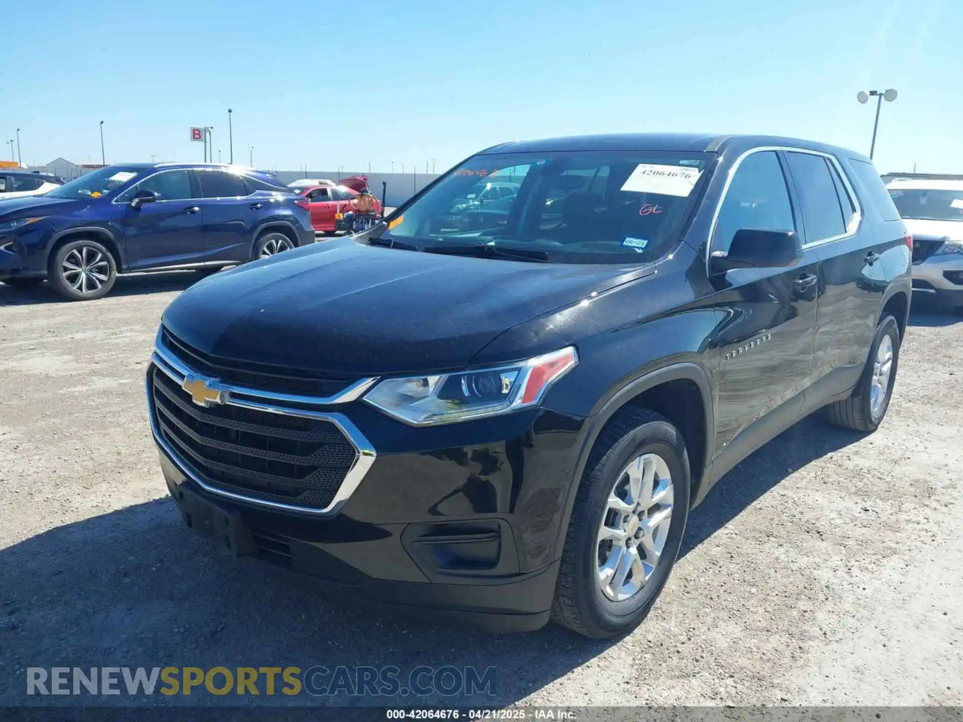 2 Photograph of a damaged car 1GNERFKW8MJ247659 CHEVROLET TRAVERSE 2021