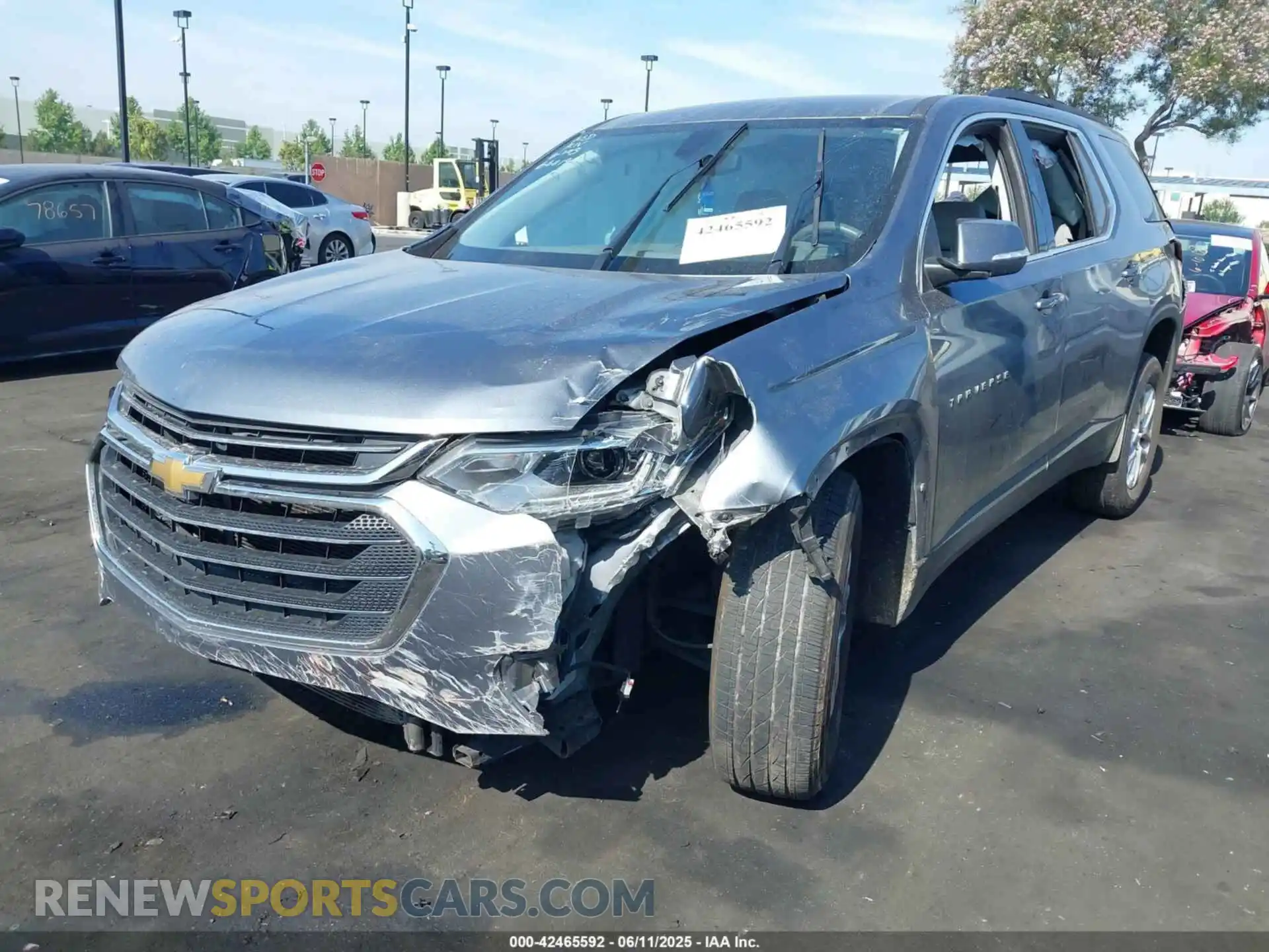 2 Фотография поврежденного автомобиля 1GNERGKW0MJ218839 CHEVROLET TRAVERSE 2021