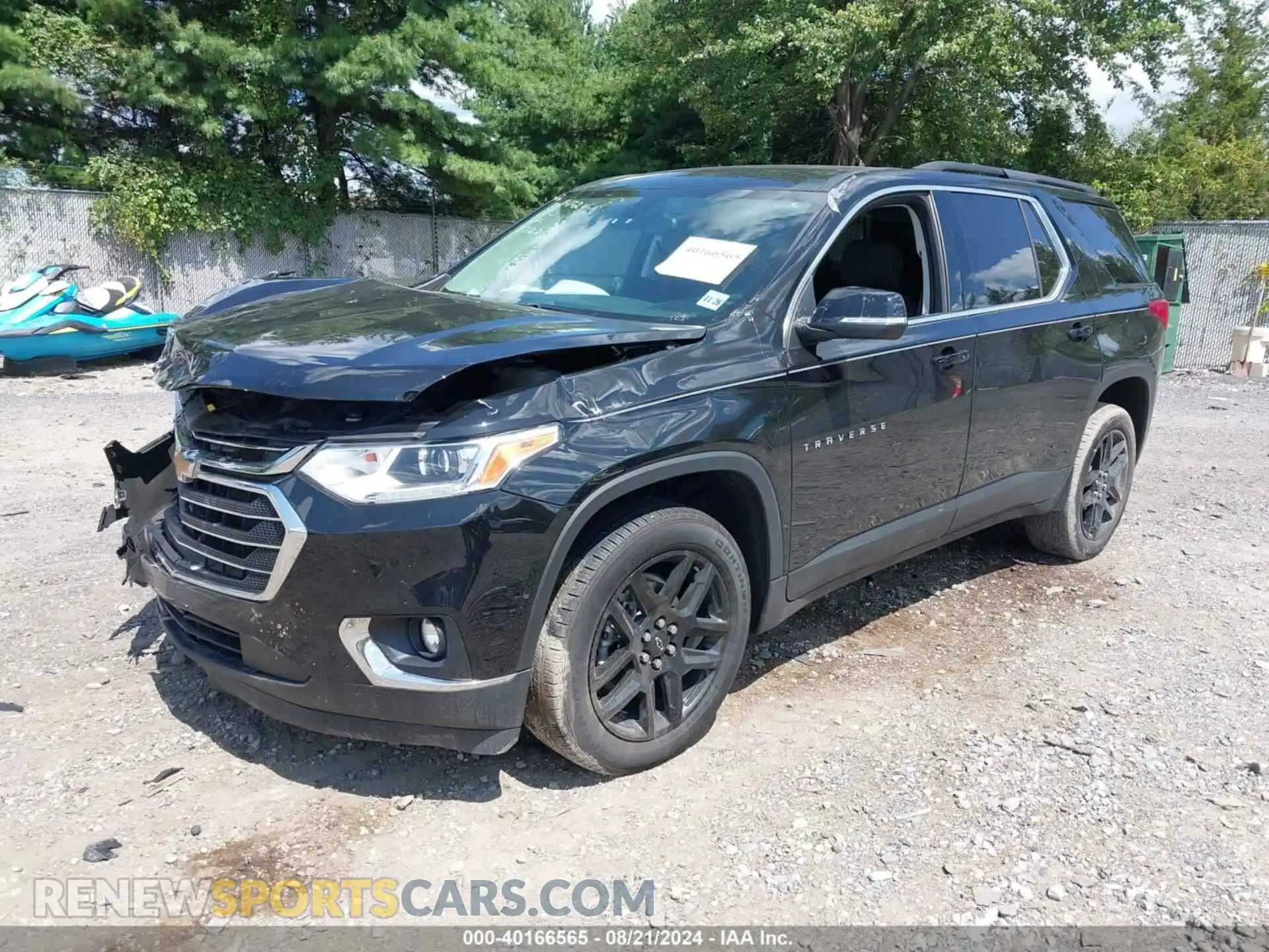 2 Photograph of a damaged car 1GNERGKW1MJ270576 CHEVROLET TRAVERSE 2021
