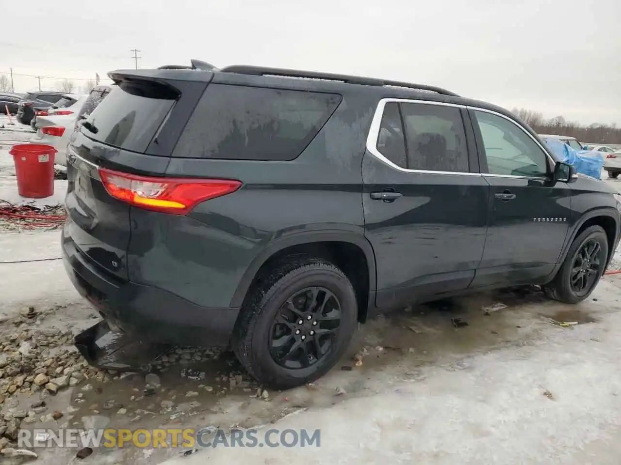 3 Photograph of a damaged car 1GNERGKW4MJ181732 CHEVROLET TRAVERSE 2021