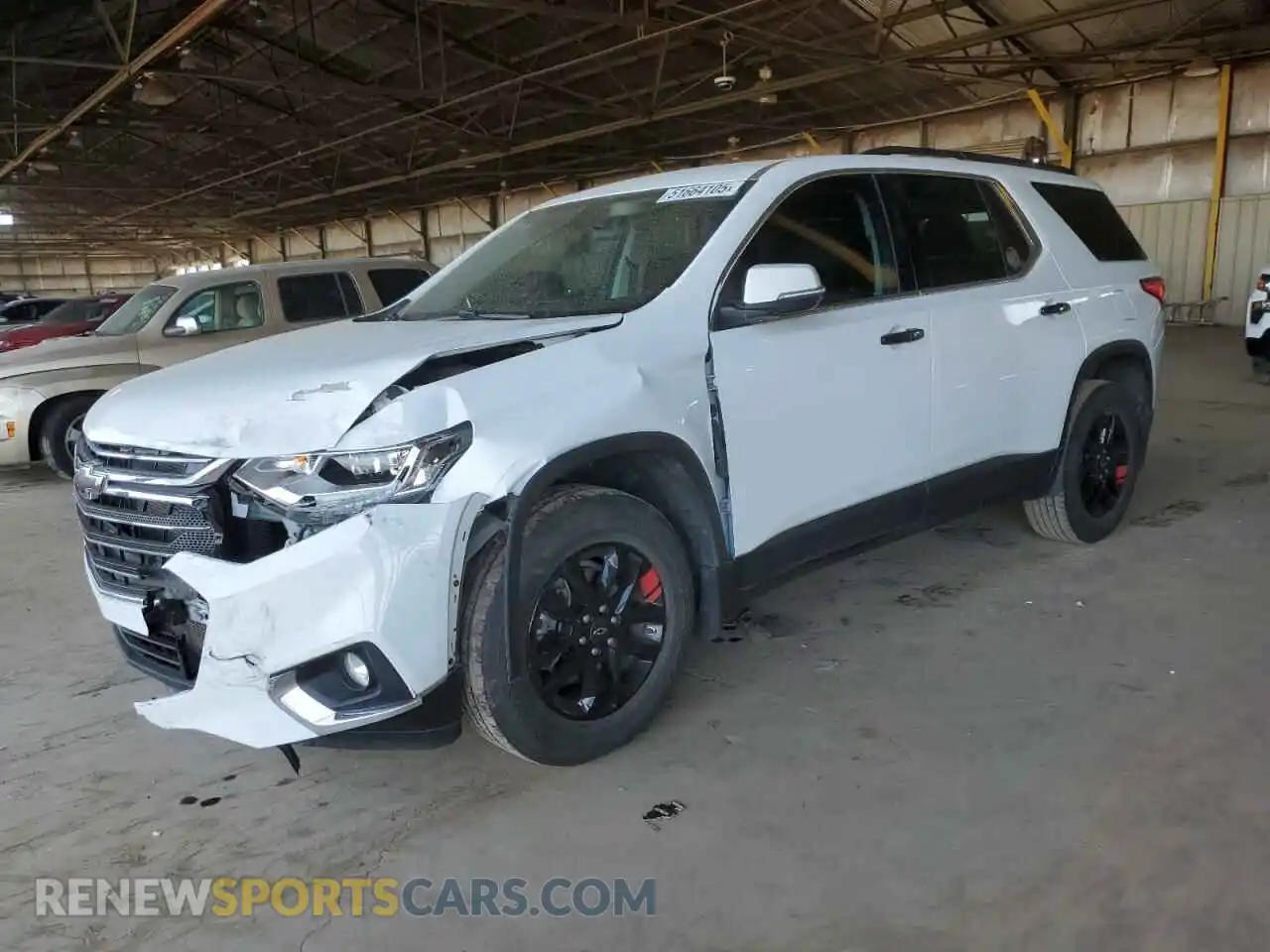 1 Фотография поврежденного автомобиля 1GNERGKW6MJ169288 CHEVROLET TRAVERSE 2021