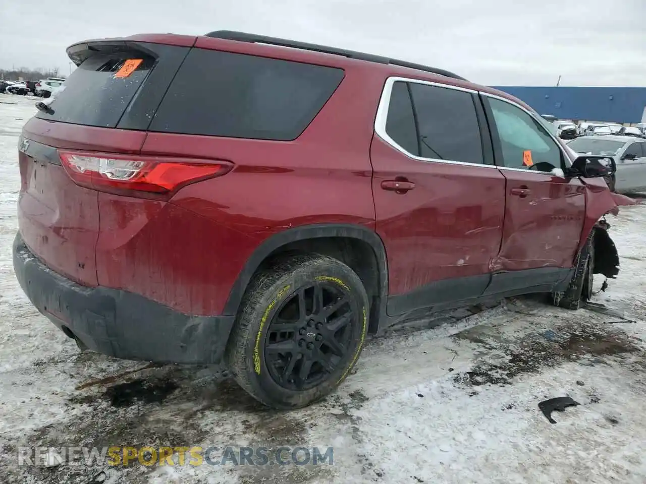 3 Photograph of a damaged car 1GNERGKW7MJ107382 CHEVROLET TRAVERSE 2021