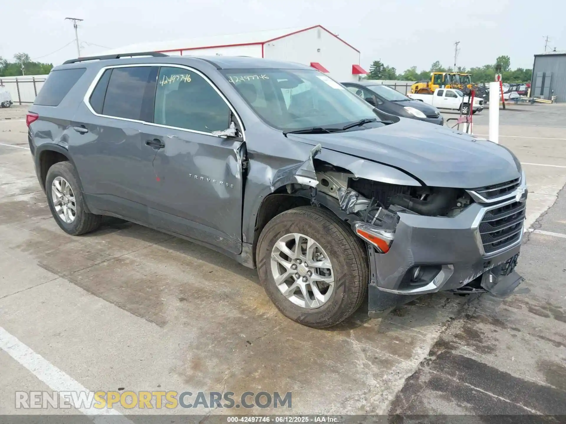 1 Photograph of a damaged car 1GNERGKW7MJ111626 CHEVROLET TRAVERSE 2021