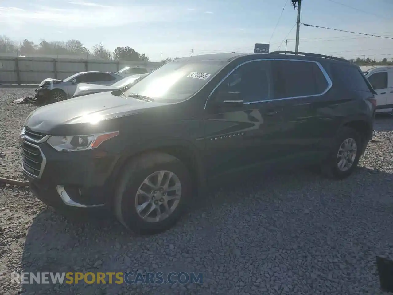 1 Photograph of a damaged car 1GNERGKW7MJ145050 CHEVROLET TRAVERSE 2021