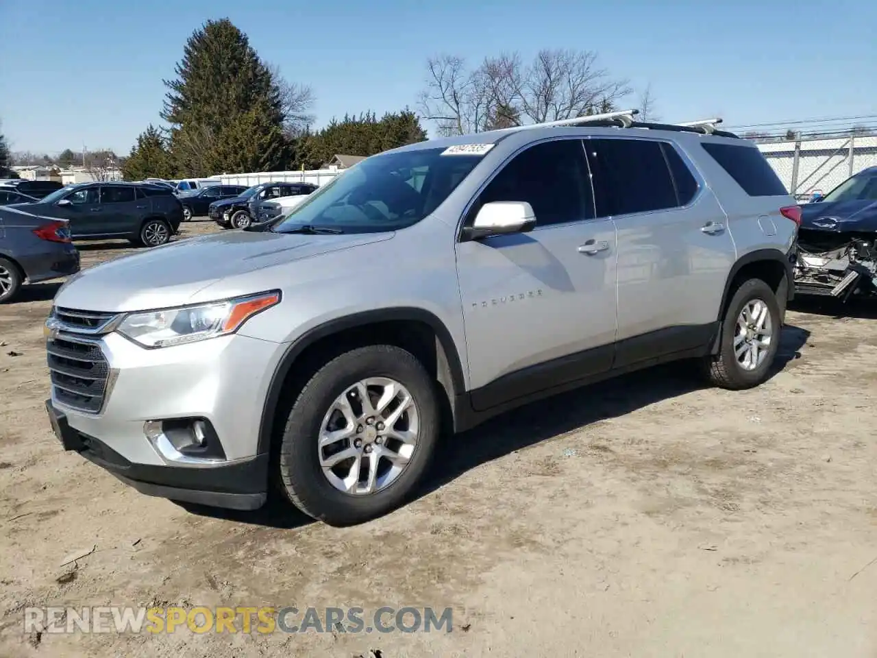 1 Photograph of a damaged car 1GNERGKW8MJ187114 CHEVROLET TRAVERSE 2021