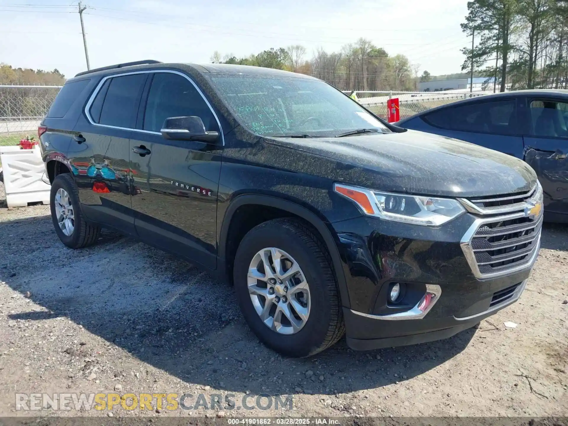 1 Photograph of a damaged car 1GNERGKW8MJ202324 CHEVROLET TRAVERSE 2021