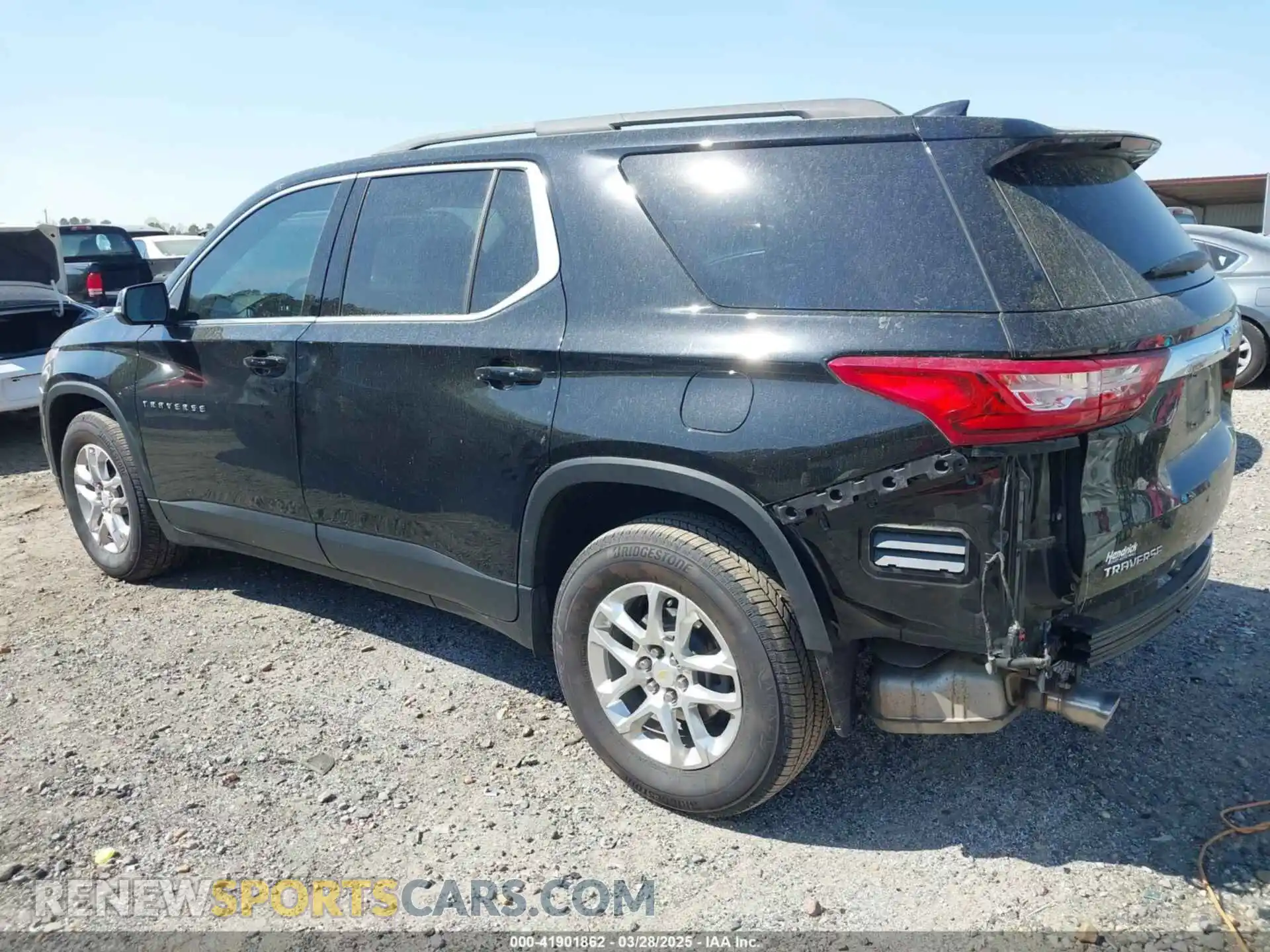 3 Photograph of a damaged car 1GNERGKW8MJ202324 CHEVROLET TRAVERSE 2021