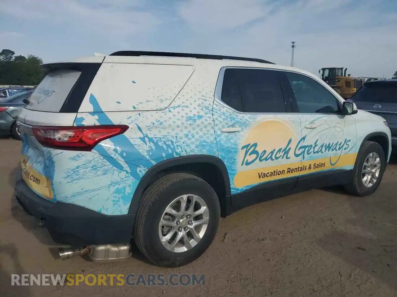 3 Photograph of a damaged car 1GNERGKW8MJ269344 CHEVROLET TRAVERSE 2021
