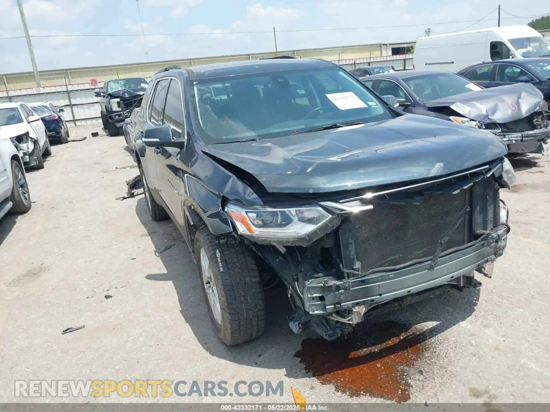 1 Photograph of a damaged car 1GNERGKW9MJ149133 CHEVROLET TRAVERSE 2021
