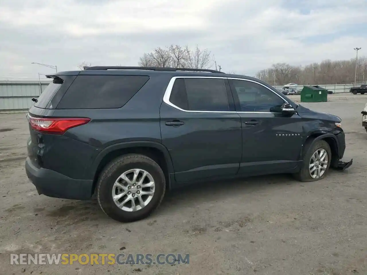 3 Photograph of a damaged car 1GNERGKWXMJ100653 CHEVROLET TRAVERSE 2021