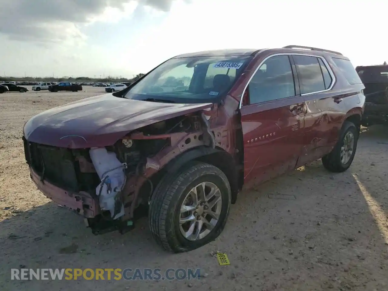 1 fotografías del automóvil dañado 1GNERGKWXMJ159900 CHEVROLET TRAVERSE 2021