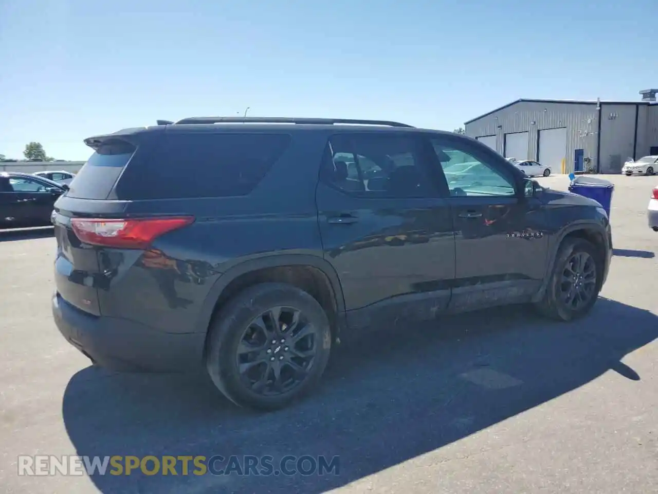 3 Photograph of a damaged car 1GNERJKWXMJ194076 CHEVROLET TRAVERSE 2021