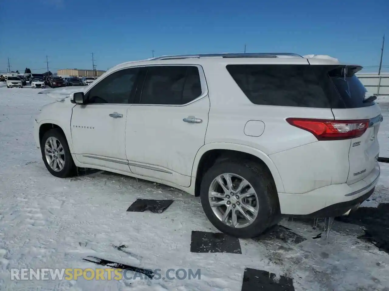 2 Photograph of a damaged car 1GNERNKW8MJ112031 CHEVROLET TRAVERSE 2021
