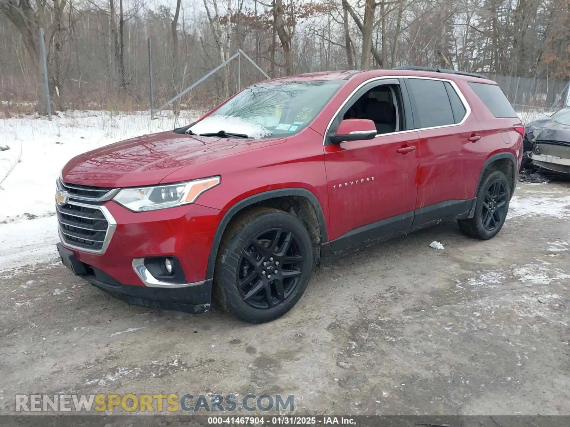 2 Photograph of a damaged car 1GNEVGKW0MJ179861 CHEVROLET TRAVERSE 2021
