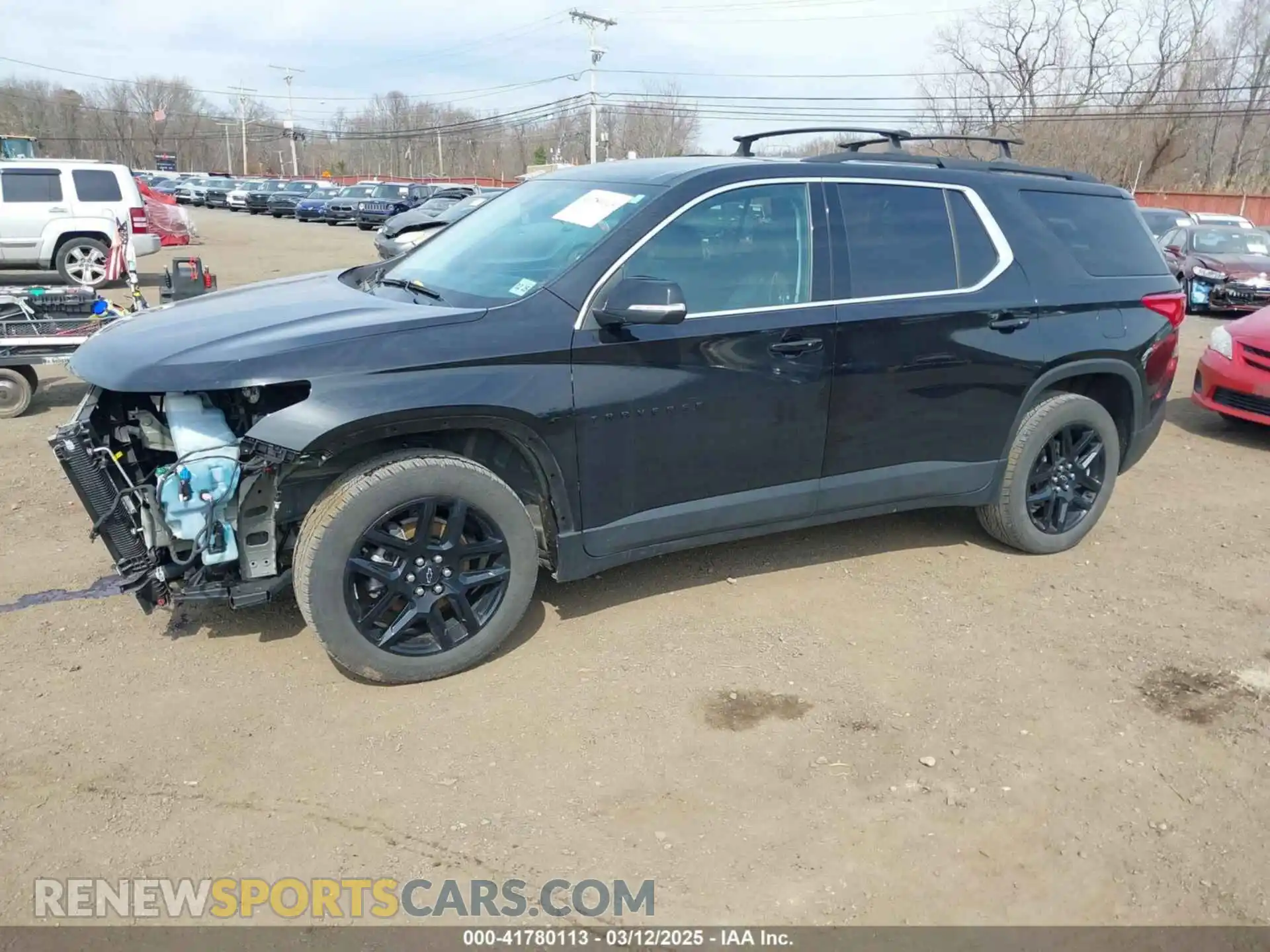 2 Photograph of a damaged car 1GNEVGKW2MJ119399 CHEVROLET TRAVERSE 2021