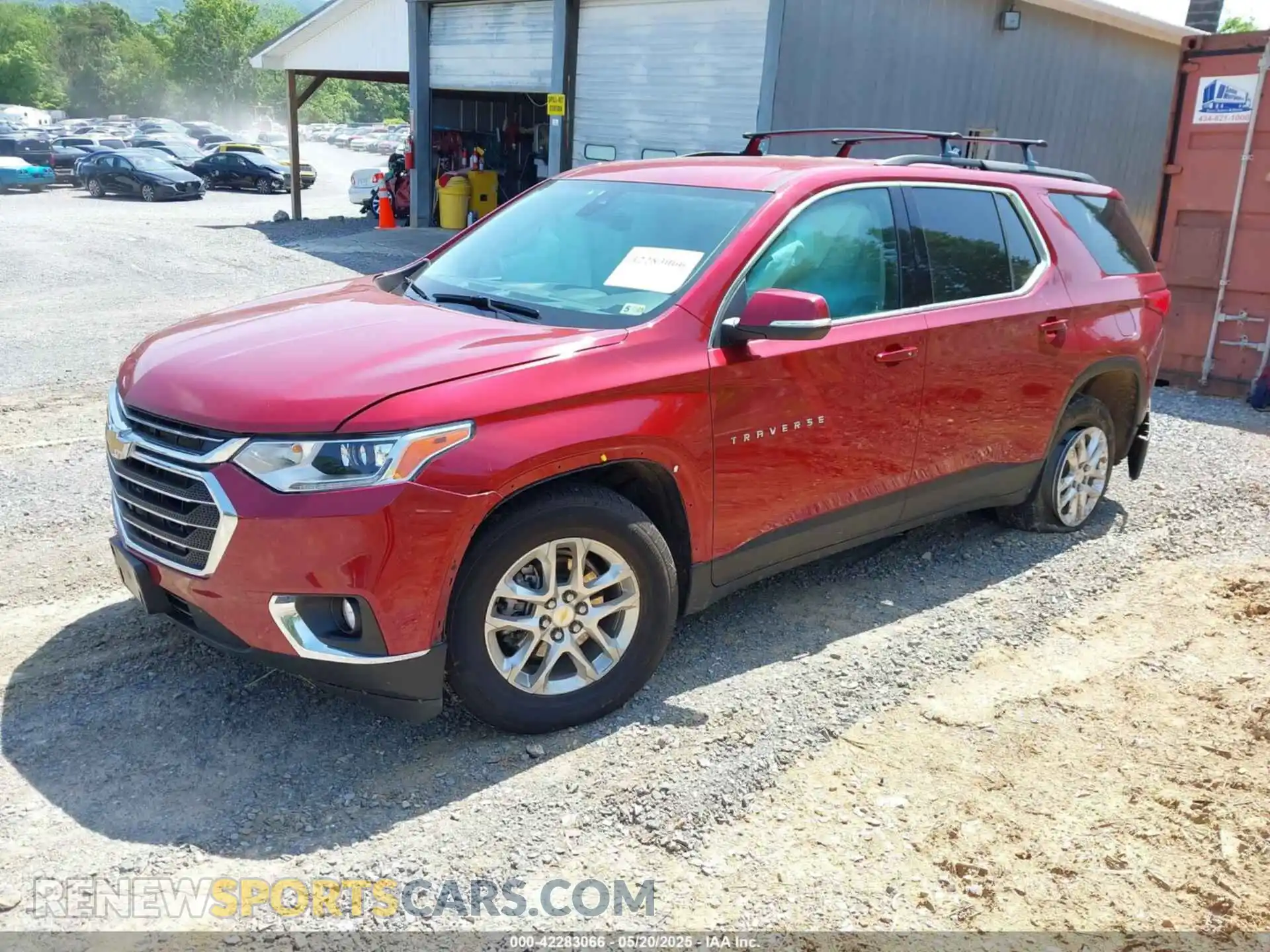 2 Photograph of a damaged car 1GNEVGKW7MJ171854 CHEVROLET TRAVERSE 2021