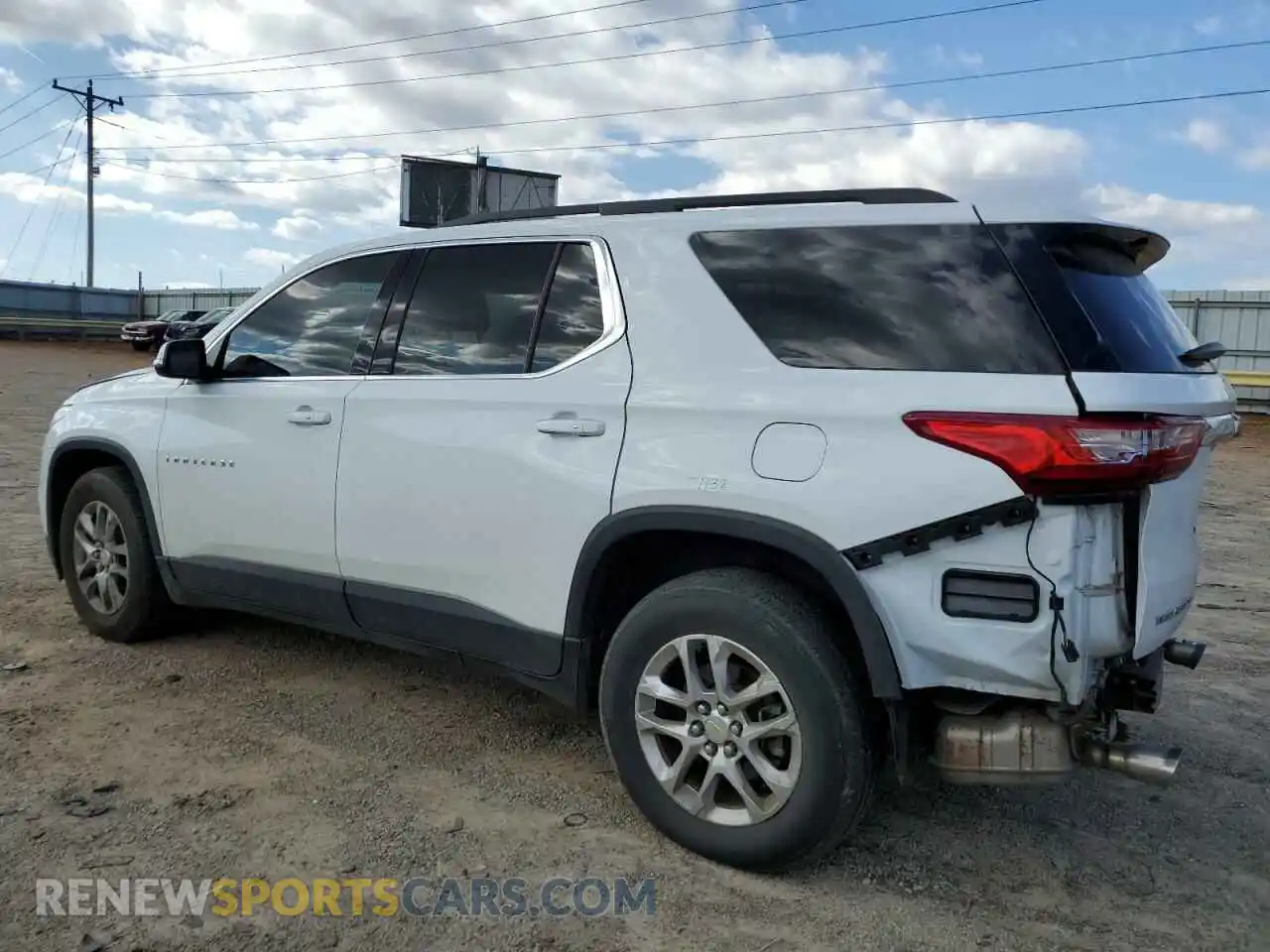 2 fotografías del automóvil dañado 1GNEVGKW7MJ214993 CHEVROLET TRAVERSE 2021