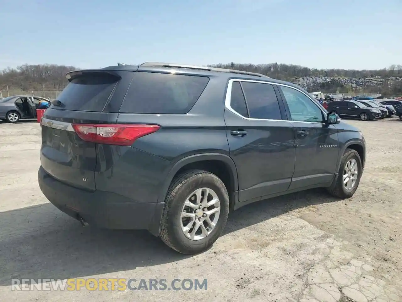 3 Фотография поврежденного автомобиля 1GNEVGKW8MJ141696 CHEVROLET TRAVERSE 2021