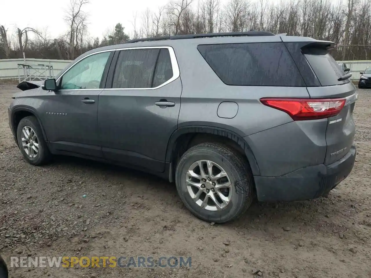 2 Photograph of a damaged car 1GNEVGKW8MJ192549 CHEVROLET TRAVERSE 2021