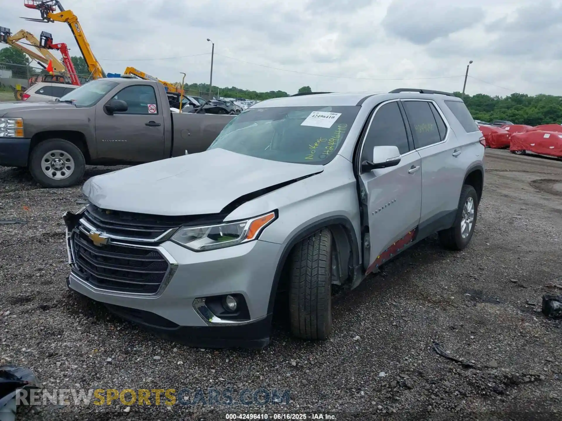2 Фотография поврежденного автомобиля 1GNEVGKWXMJ132594 CHEVROLET TRAVERSE 2021