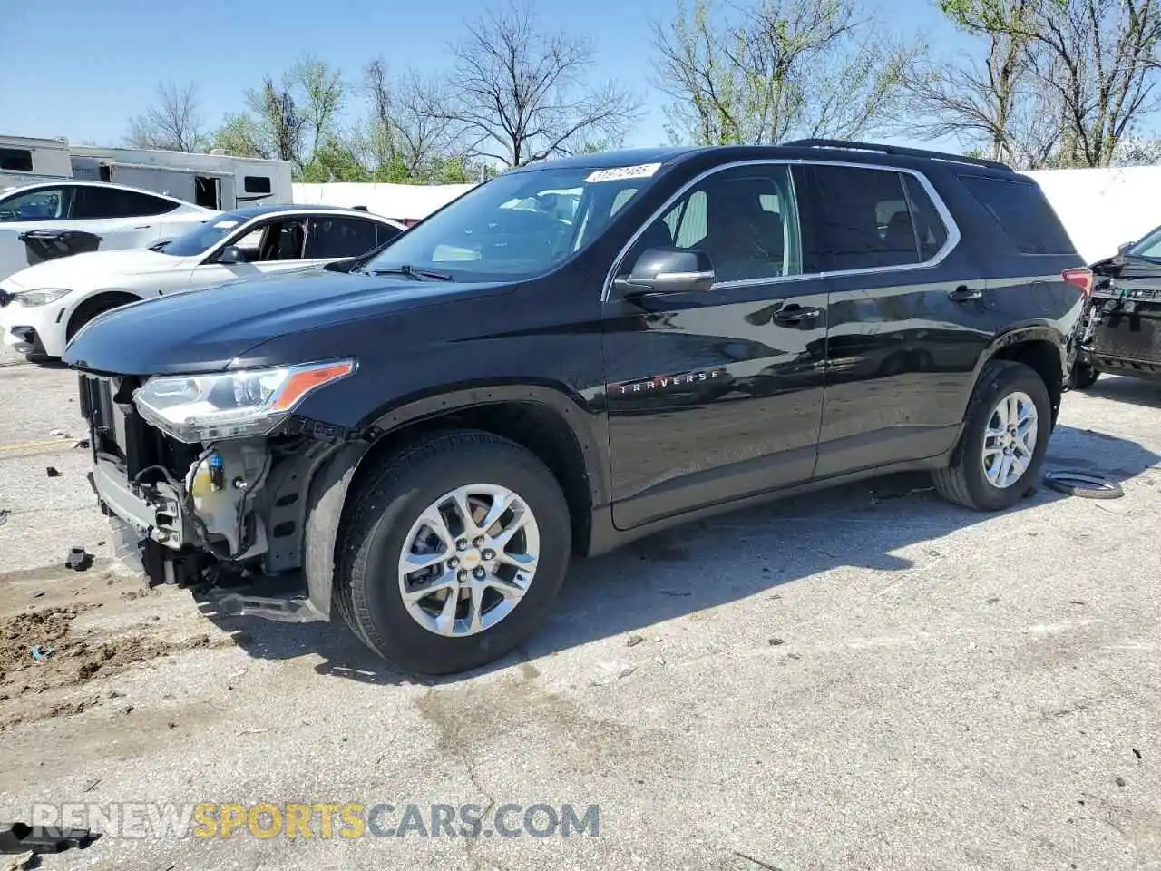 1 Фотография поврежденного автомобиля 1GNEVGKWXMJ163795 CHEVROLET TRAVERSE 2021