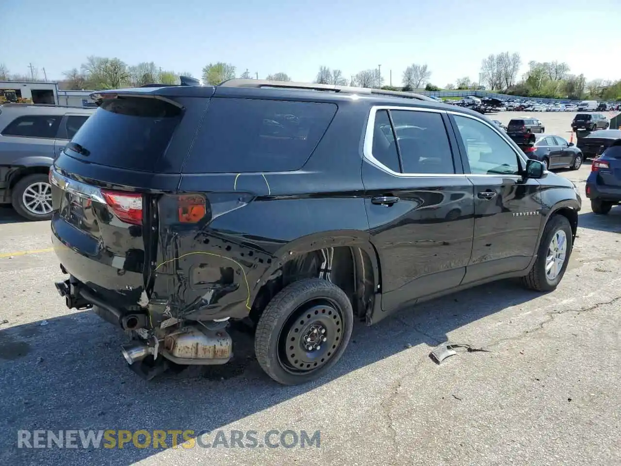 3 Фотография поврежденного автомобиля 1GNEVGKWXMJ163795 CHEVROLET TRAVERSE 2021