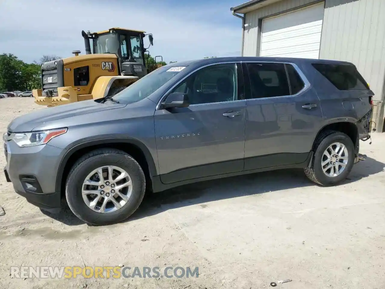 1 Photograph of a damaged car 1GNEVLKWXMJ197163 CHEVROLET TRAVERSE 2021