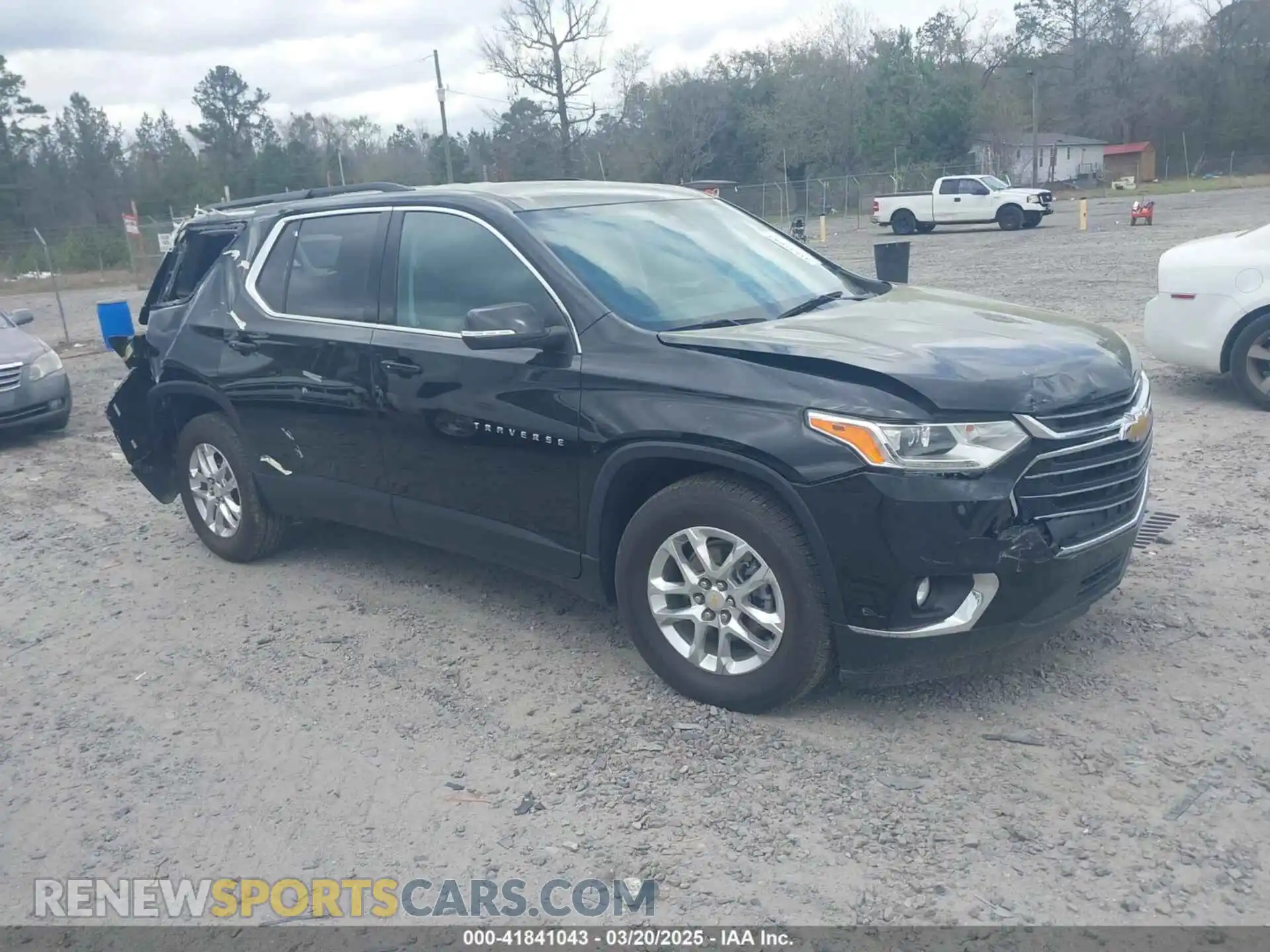 1 Photograph of a damaged car 1GNEVMKW8MJ219280 CHEVROLET TRAVERSE 2021