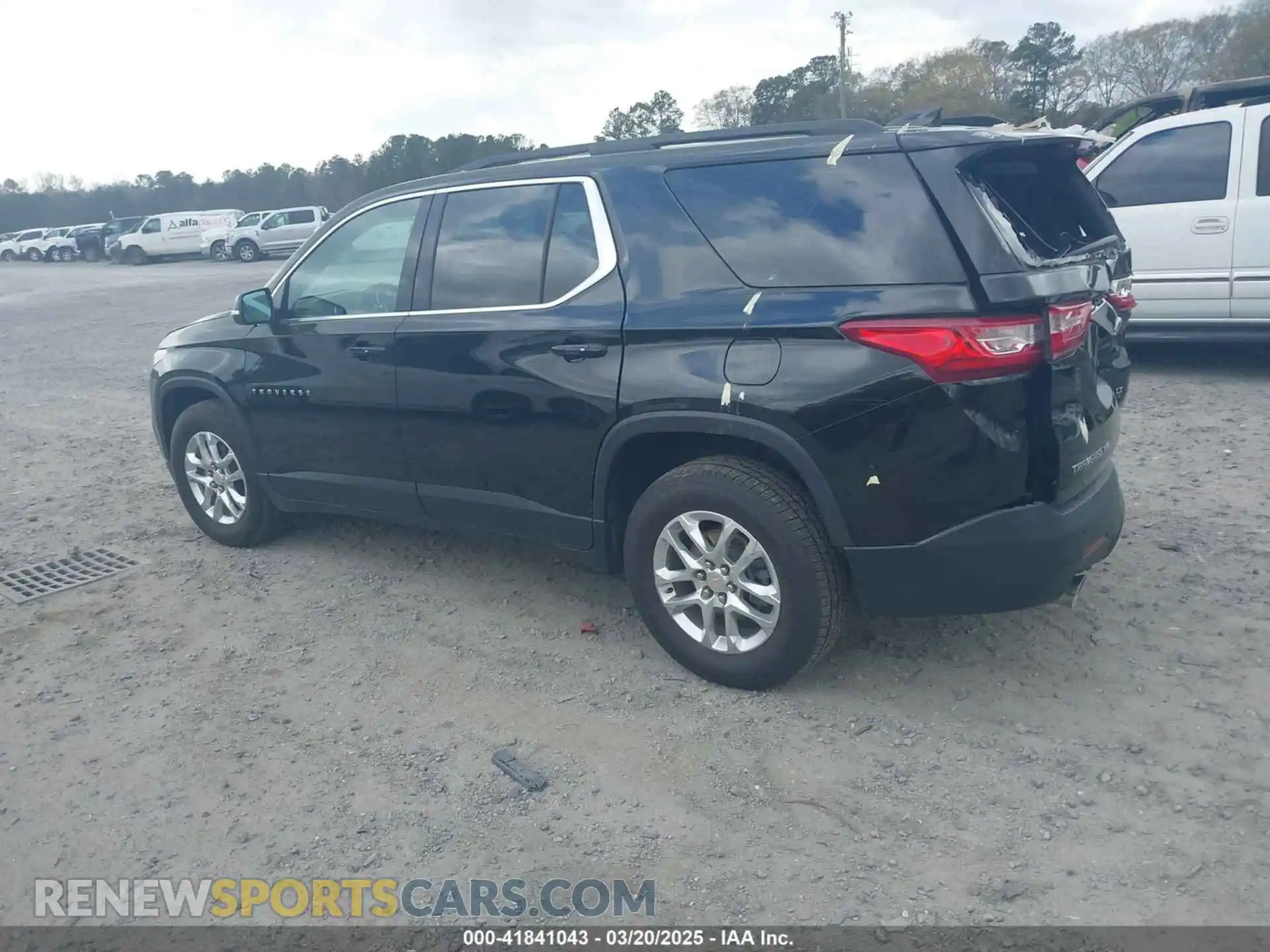 3 Photograph of a damaged car 1GNEVMKW8MJ219280 CHEVROLET TRAVERSE 2021