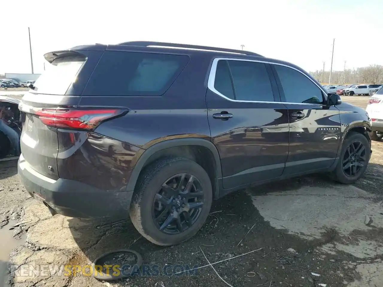 3 fotografías del automóvil dañado 1GNERGKW6NJ140682 CHEVROLET TRAVERSE 2022
