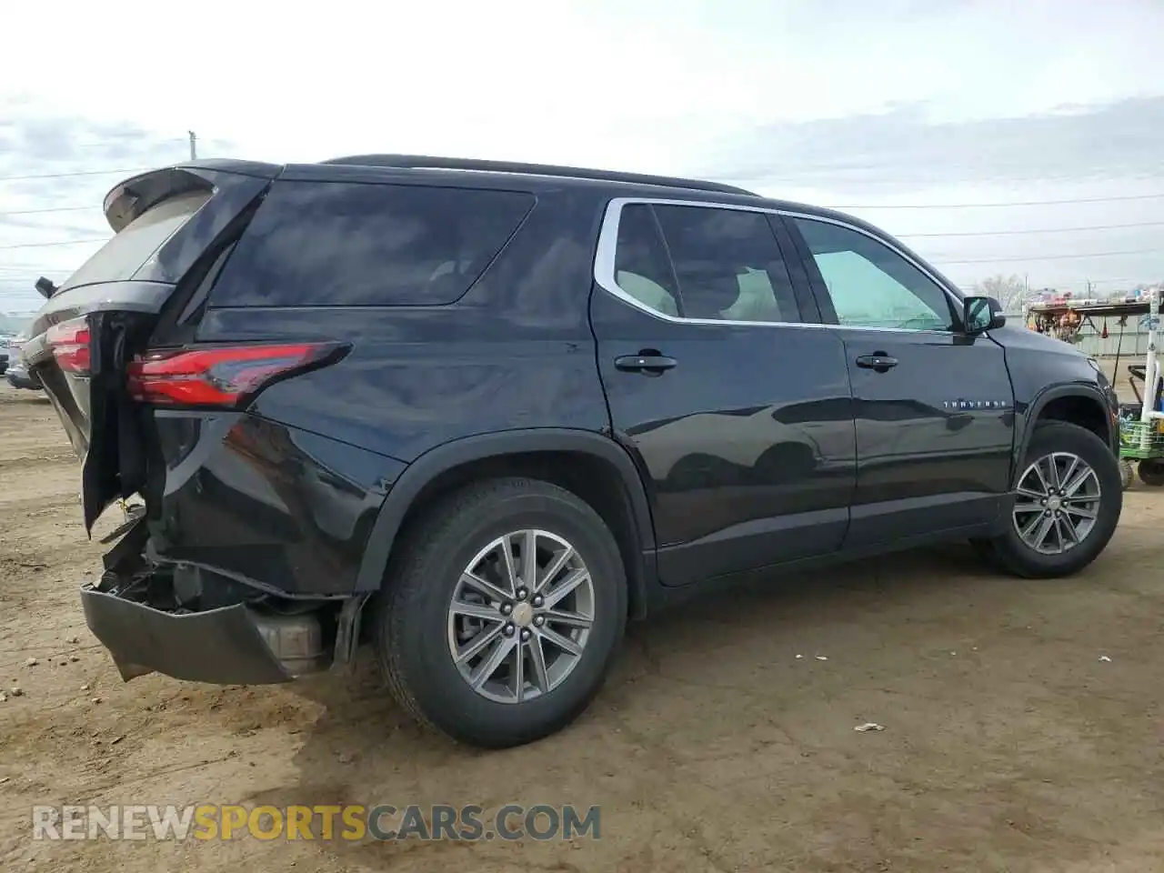 3 Photograph of a damaged car 1GNERGKW2PJ272289 CHEVROLET TRAVERSE 2023