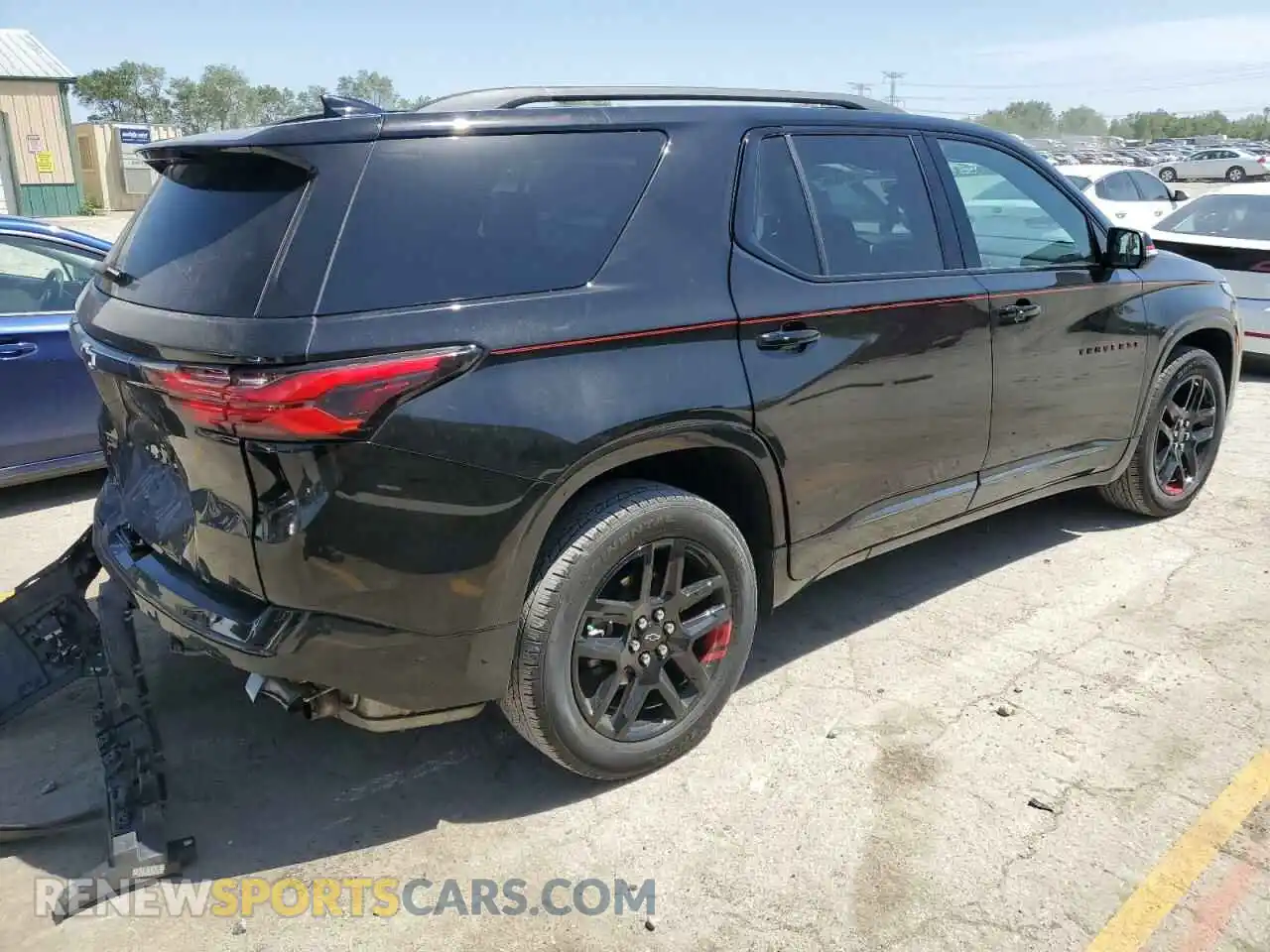 3 Photograph of a damaged car 1GNERKKW7PJ191520 CHEVROLET TRAVERSE 2023