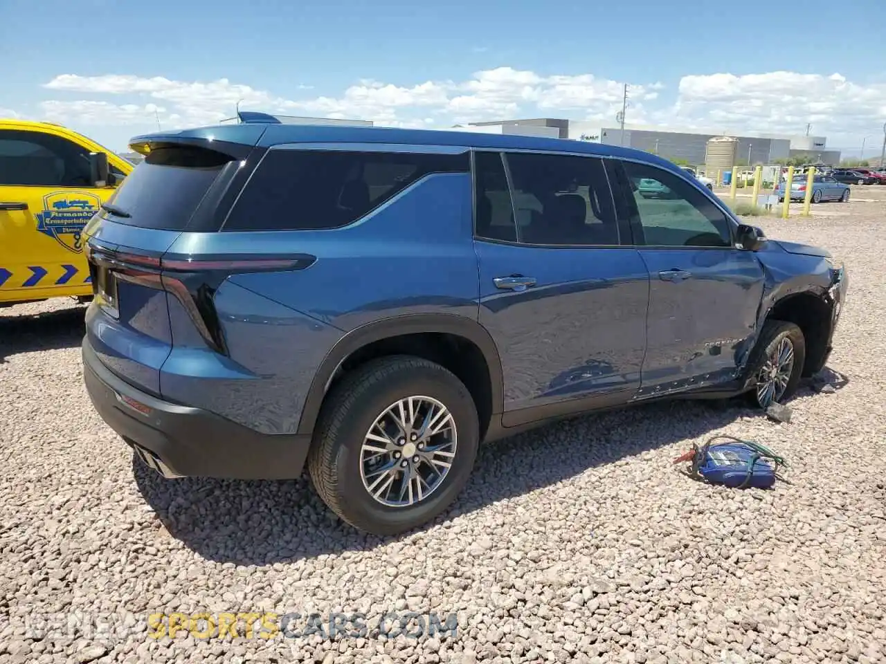 3 Photograph of a damaged car 1GNEREKS5RJ229389 CHEVROLET TRAVERSE 2024