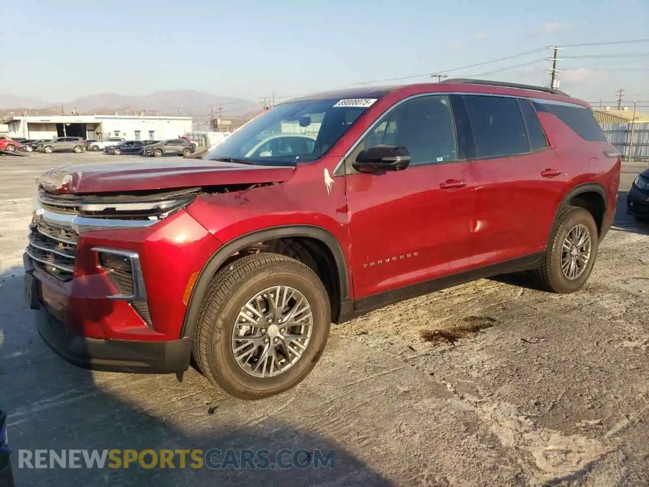 1 Photograph of a damaged car 1GNERGKS7RJ153380 CHEVROLET TRAVERSE 2024