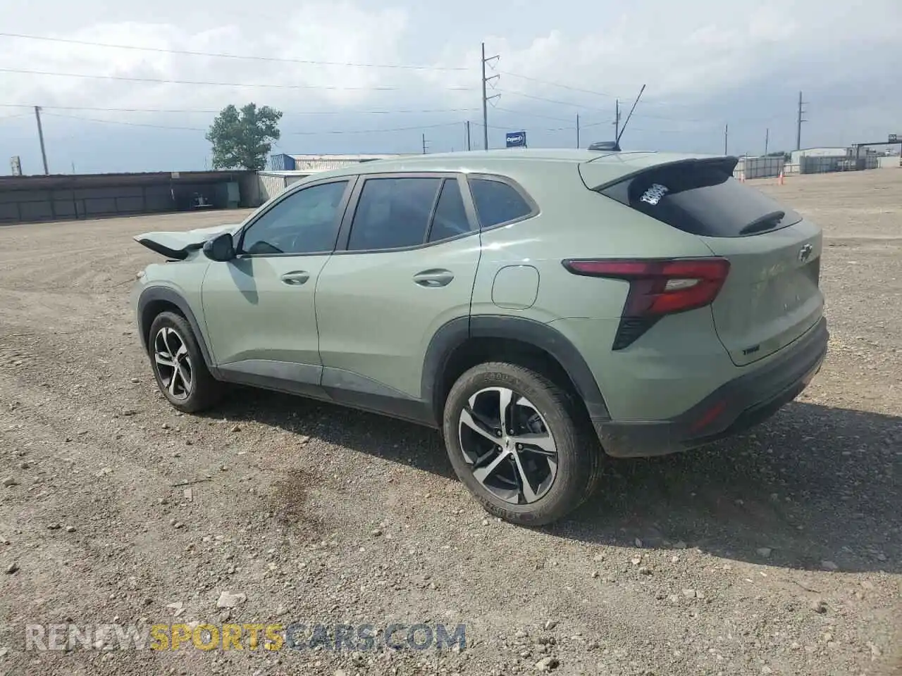 2 fotografías del automóvil dañado KL77LGE21RC141287 CHEVROLET TRAX 1RS 2024