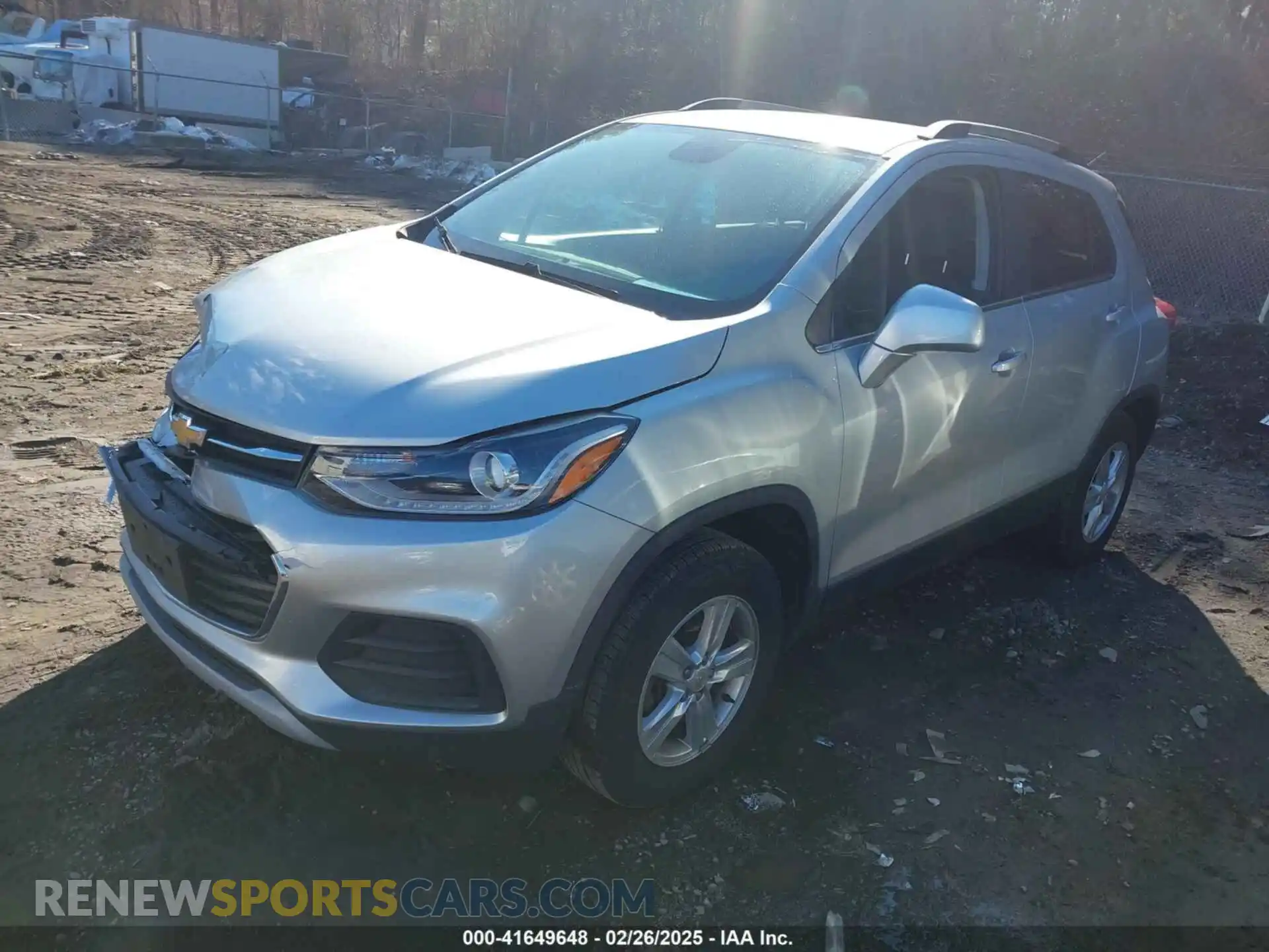2 Photograph of a damaged car 3GNCJPSB7KL257526 CHEVROLET TRAX 2019