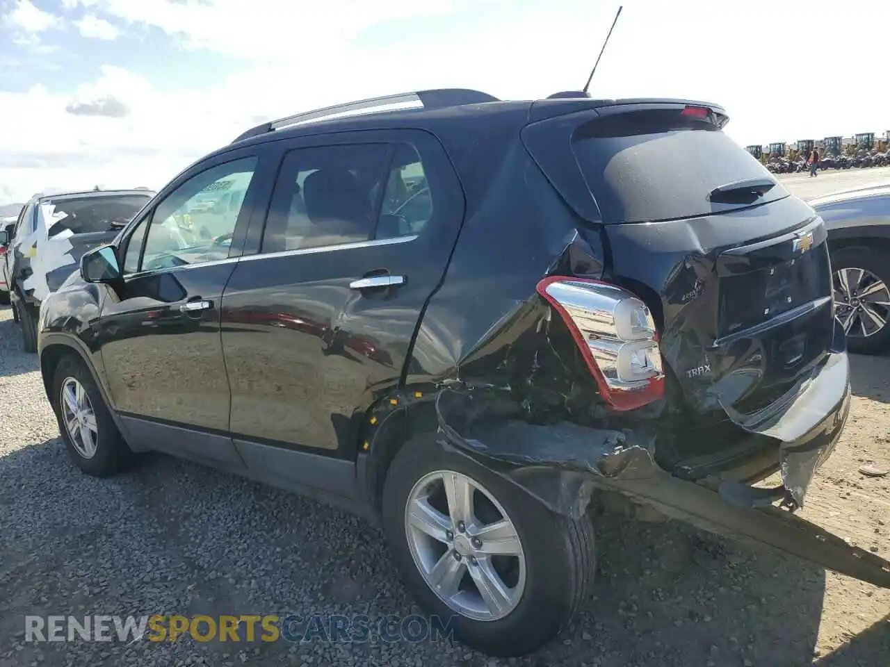2 Photograph of a damaged car KL7CJLSB0KB902386 CHEVROLET TRAX 2019
