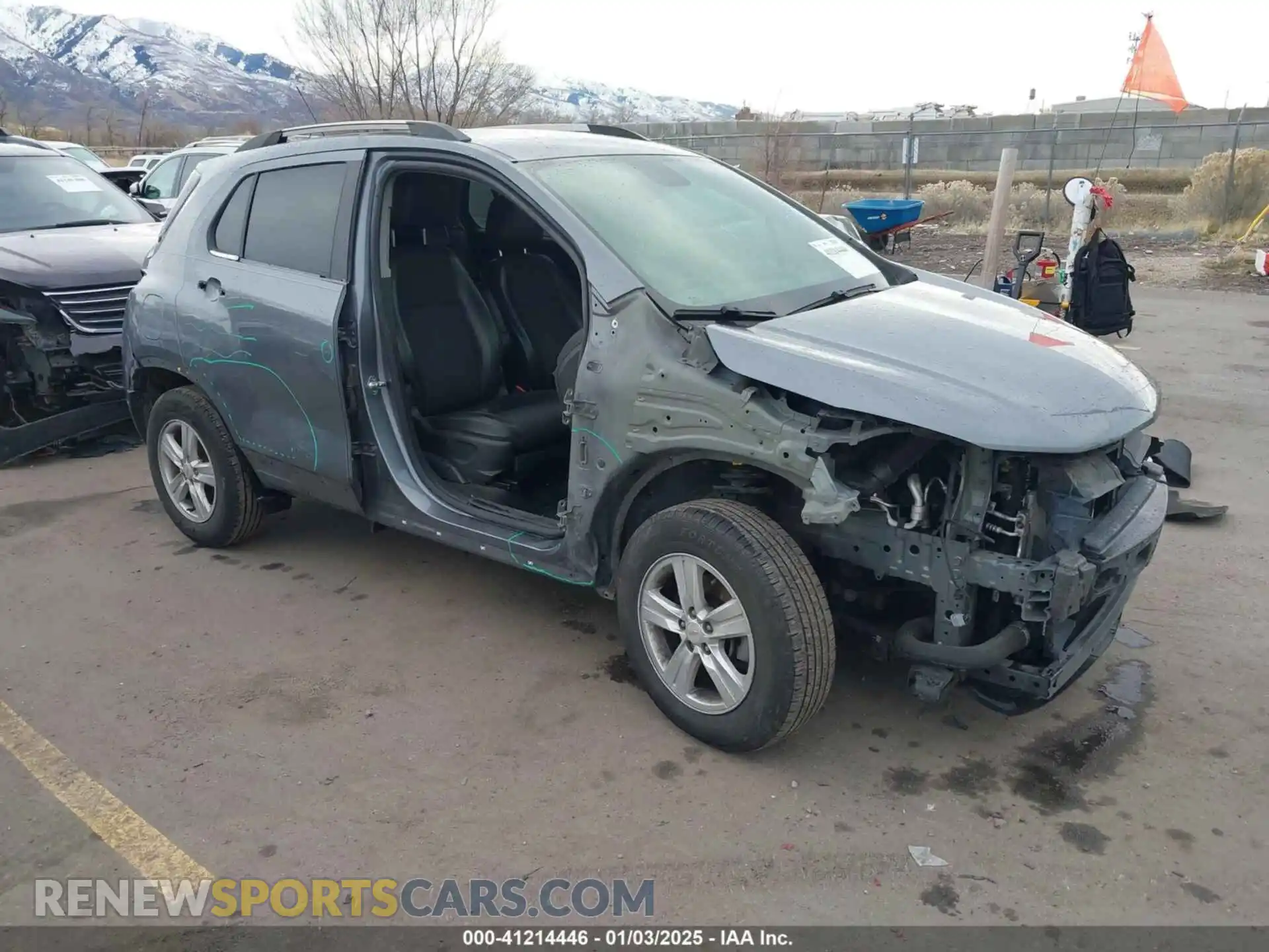 1 Photograph of a damaged car KL7CJLSB0KB940023 CHEVROLET TRAX 2019