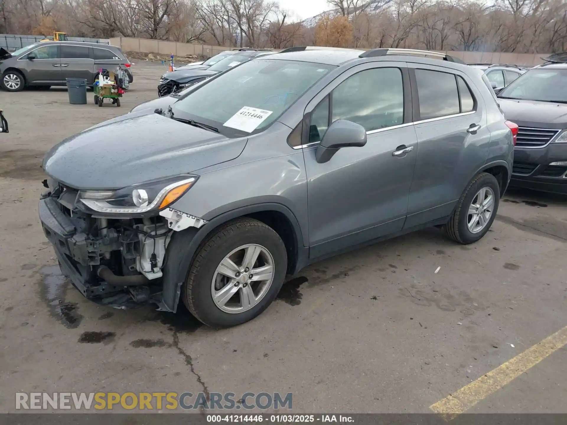 2 Photograph of a damaged car KL7CJLSB0KB940023 CHEVROLET TRAX 2019